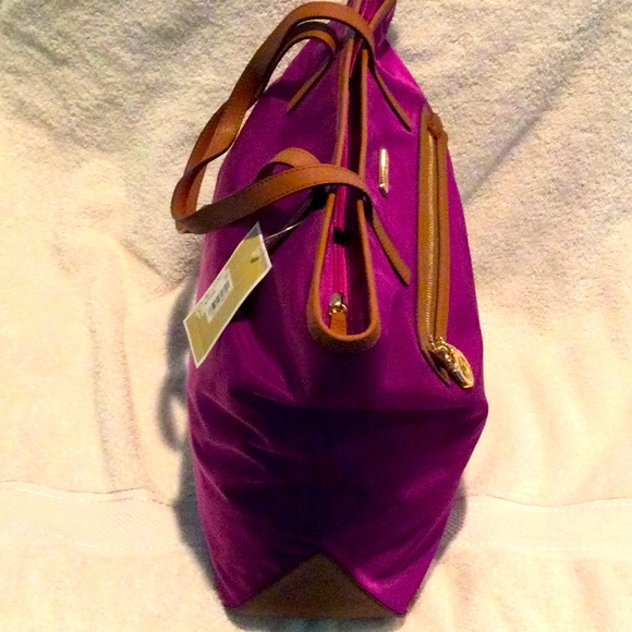 Final sale price❗️just reduced Michael Kors pomegrante Kempton tote bag - Picture 5 of 7